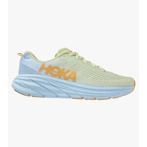 Hoka One One Rincon 3 Running Shoes Womens Size 8 B Yellow Blue Athletic